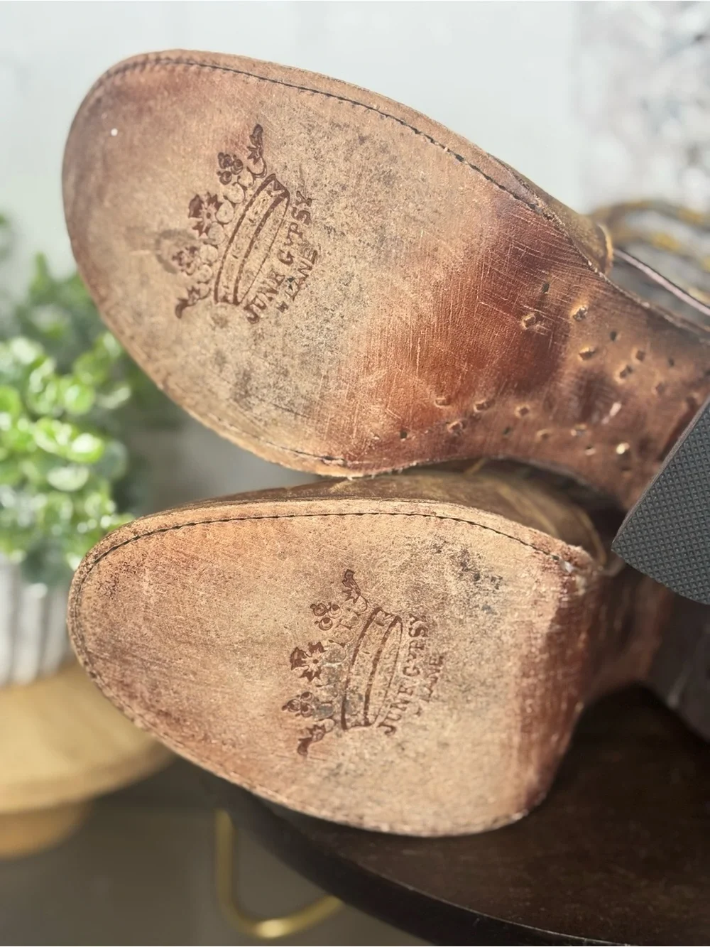 Junk Gypsy ankle cut out boots